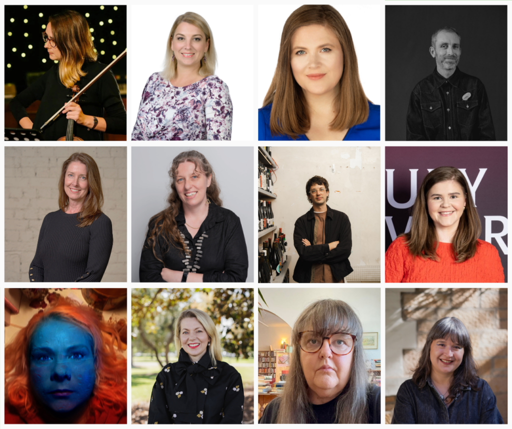 2026 Executive Committee: L-R, T-B: Emily Tulloch, Bec Young, Jo Hartstone, Nick Hays, Bridget Alfred, Tully Barnett, Dave Court, Georgina Giessauf, Ray Harris, Beth Neate, Sarah Tooth, Kim Roberts